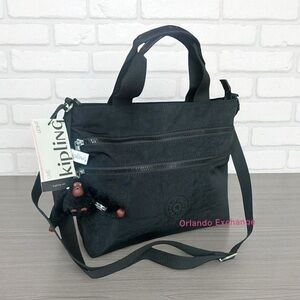 Kipling Black Miah Crossbody Bag Tote
